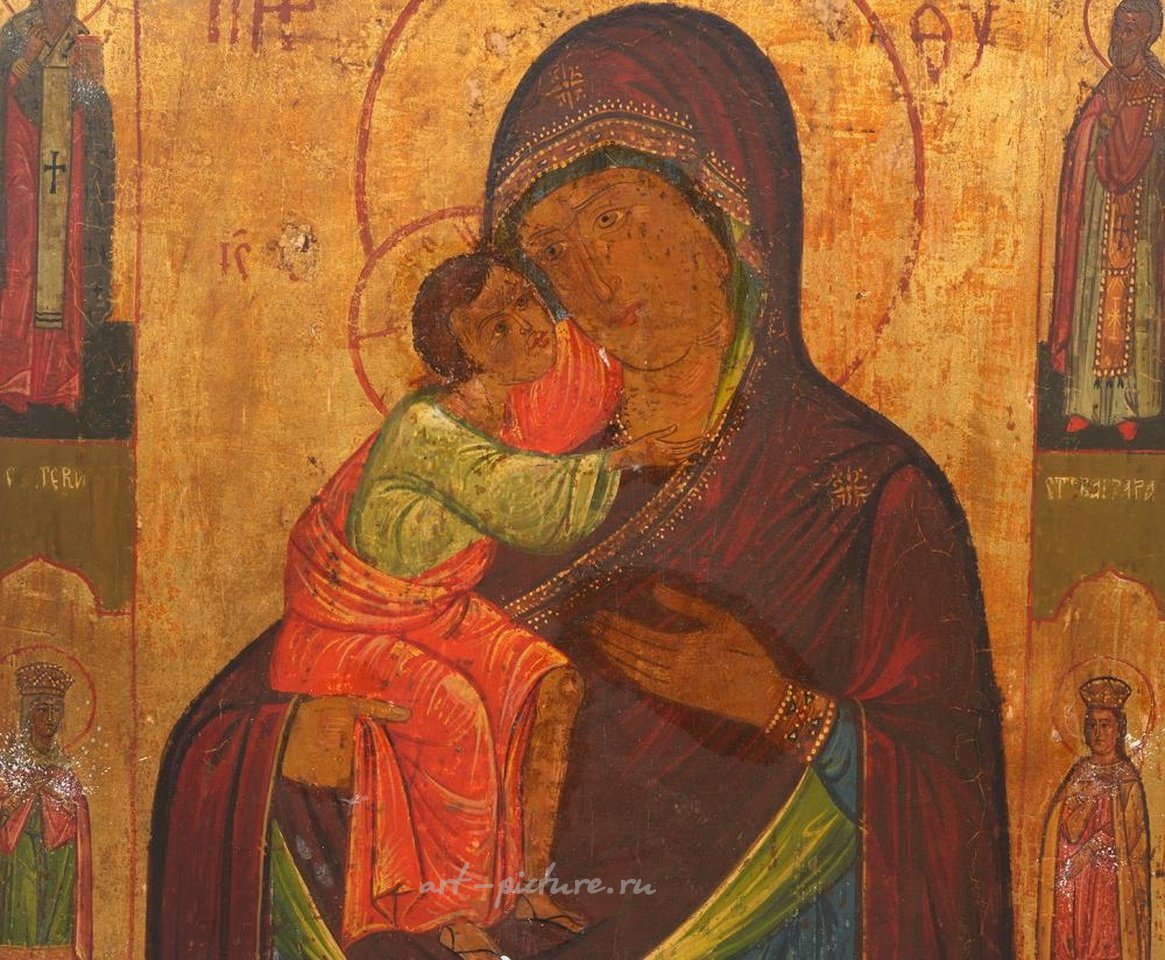 Русское серебро , Четыре русских иконы включают "Богородицу"