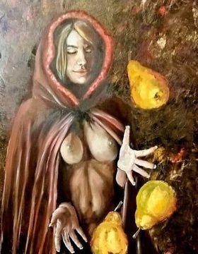 buy The translation of the text "Повелительница груш масло, холст" into English is "Mistress of Pears oil, canvas."