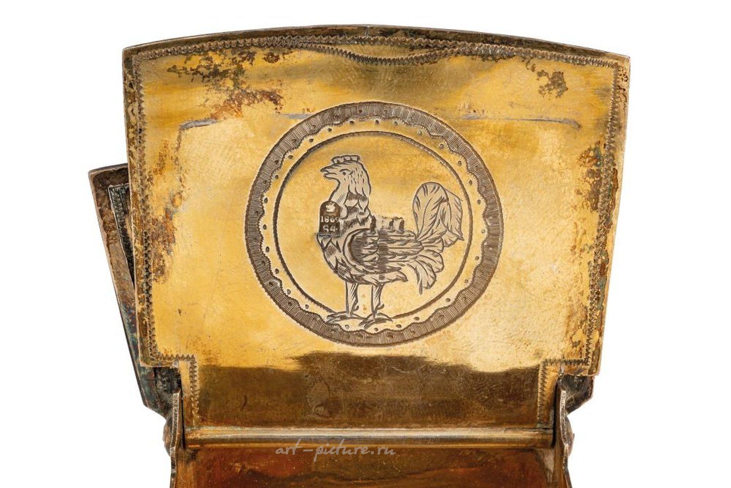 Русское серебро , Серебряная солонка-трон, Москва, 1869 год, мастер Г. Иванов