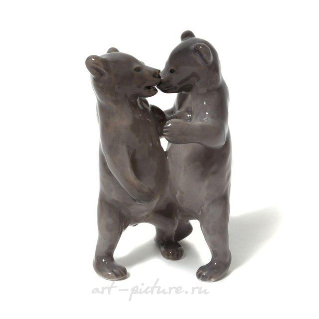 Два медведя. Дания, г. Копенгаген, Royal Copenhagen, до 1923 года