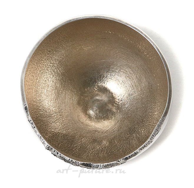 Дизайнерский серебряный бокал - неваляшка. Швеция, 1985 год Дизайнер Karlheinz Sauer​