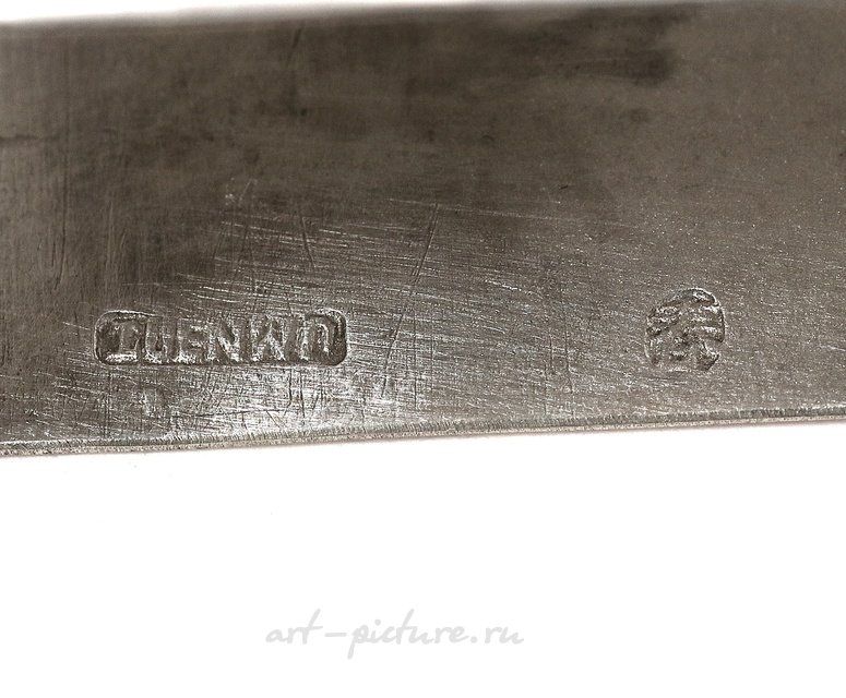 Серебряный бокс для коробка спичек. Китай г. Шанхай,Luen Wo, конец 19