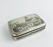 Серебряная шкатулка для ювелирных изделий