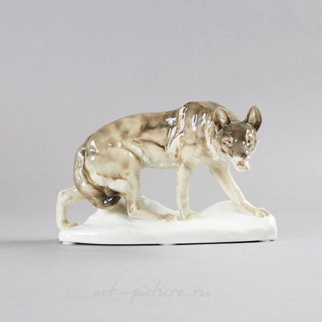 Волк. Швеция, Rorstrand (Rörstrand), первая половина 20 века.