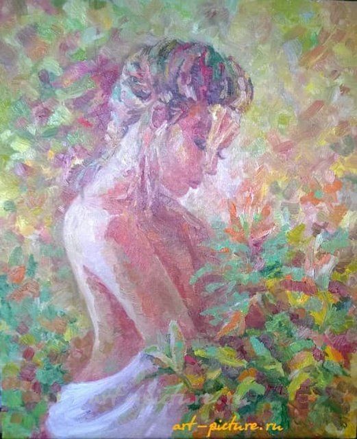 Нежность масло, холст 