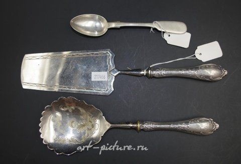 Русское серебро, Русская серебряная сервировочная лопатка