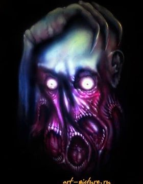 buy The translation of "Крипота аэрография" into English is "Creepy airbrushing."