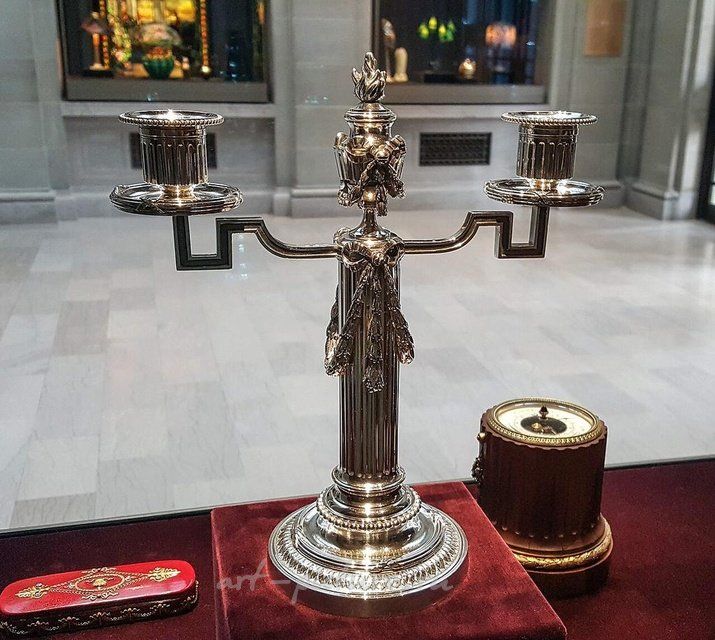 Подсвечник Фаберже Faberge серебро ограниченная серия