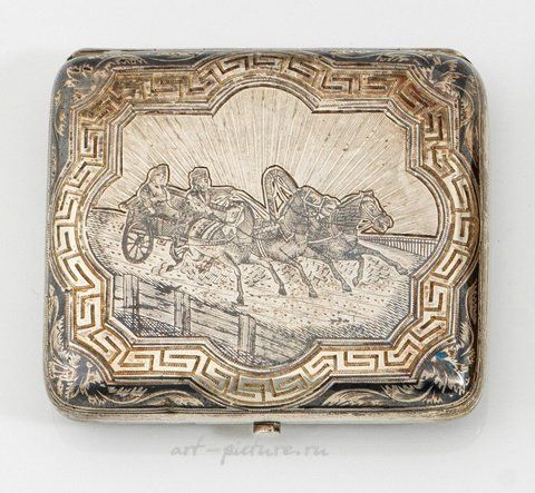 Русское серебро, Коробка для сигарет