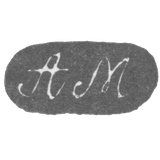 Клеймо мастера Маше Адольф Давид - Ленинград - инициалы "AM"