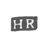 Клеймо мастера Рюссель Генрих Франц - Ленинград - инициалы "HR"