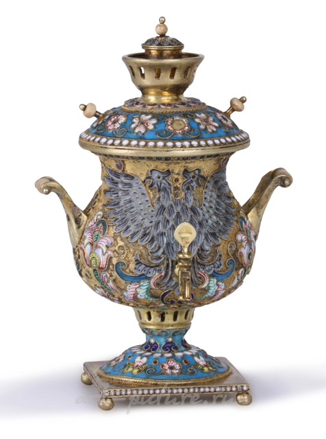 Серебряная миниатюра Самовар. Василий Коноваленко