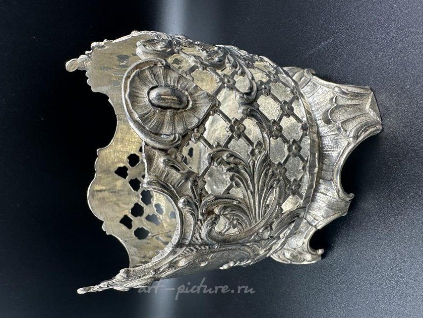 Подставка под бутылку вина из серебра