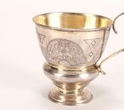 Русская серебряная чарка 19 века