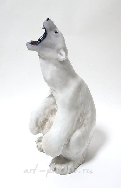 白色北极熊。丹麦，哥本哈根，皇家哥本哈根，1898-1923年。