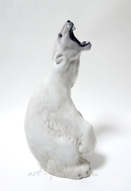 白色北极熊。丹麦，哥本哈根，皇家哥本哈根，1898-1923年。