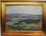 Арнольд Крог. Летняя вилла Vrads в датской пустоши. Врадс 1920 с посвящением Axel Berg