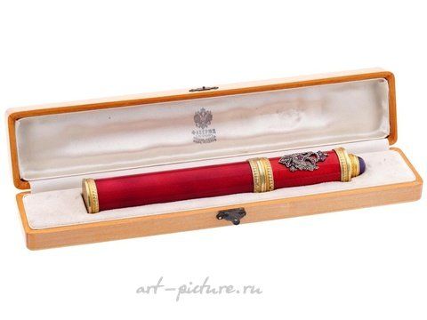 Русское серебро, Портсигар из русского позолоченного серебра.