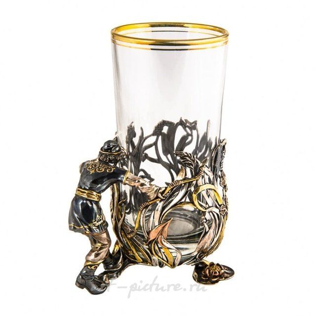Серебряный подстаканник Иван-царевич