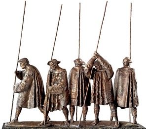 沼泽。2008年。青铜，石材。112x105x30厘米。国家特列季亚科夫画廊