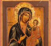 Икона с Иверской Божьей Матерью