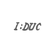 Клеймо мастера Дюк Жан Жак - Ленинград - инициалы "I:DUC"