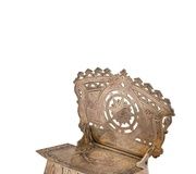 Серебряная солонка на троне, Москва, 1880 год, мастер М. Димитриев