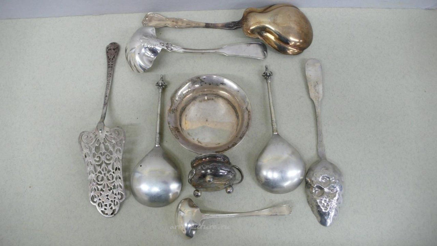 Русское серебро , Серебряная коллекция грузинских и позднее созданных ложек и вилок