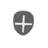 塔林1714-1755年的城市邮票。 "十字架"