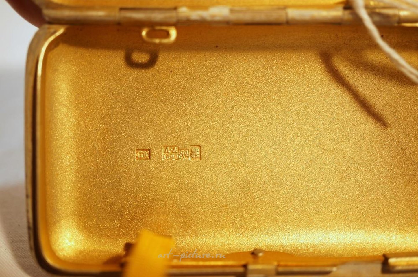 Русское серебро , Антикварный русский серебряный и ниелловый сигаретный кейс