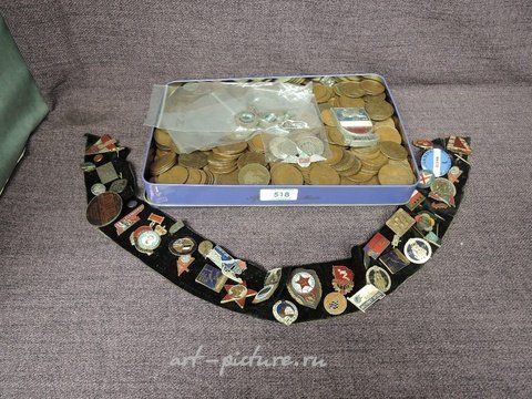Русское серебро, Коллекция монет и значков