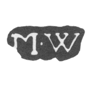 Клеймо мастера Вессель Матиас - Ленинград - инициалы "M-W"