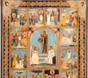 Икона Воскресения Христа в окружении