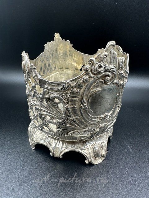 Подставка под бутылку вина из серебра