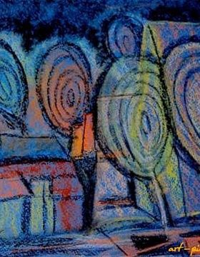 купить Ночь-2 бумага,пастель, уголь 