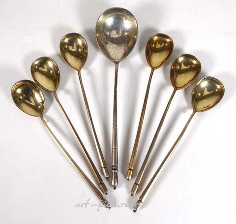 Русское серебро, Ложки для помазания из русского серебра