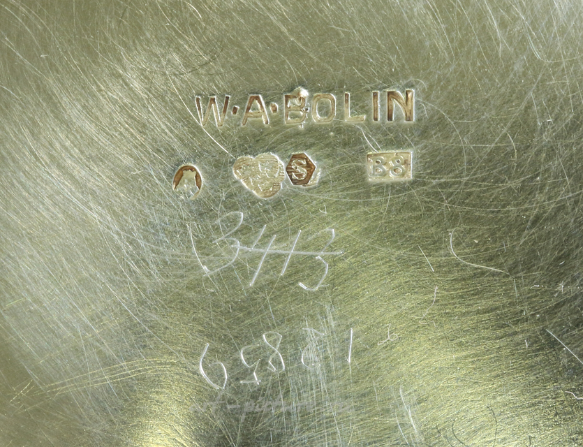 Серебряная ваза 1928 год, W.A. Bolin