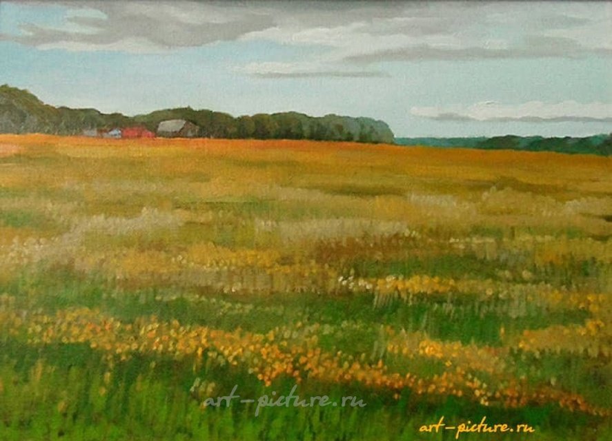 После дождя Холст на картоне, масло 