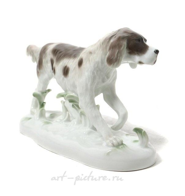Фарфоровая фигура "Сеттер". KPM, Германию