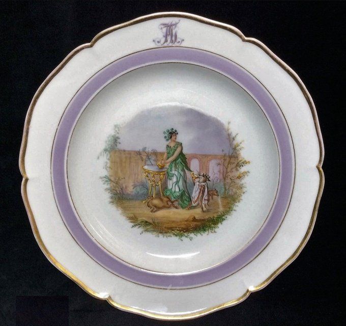 Художественная тарелка KPM