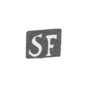 Клеймо неизвестного мастера Ленинграда - инициалы "SF" - 1825 г.