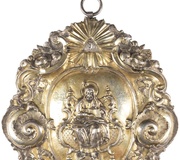 Икона с изображением восседающего Христа Спасителя