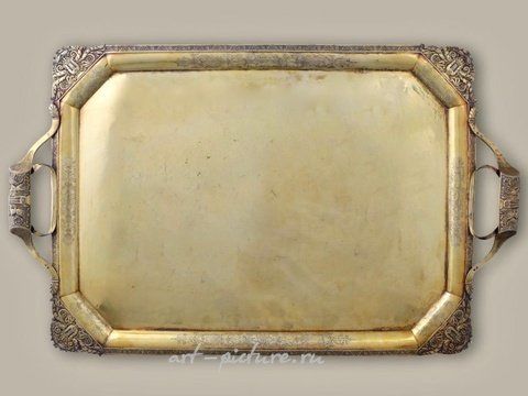 Русское серебро, Отличное качество серебряного сервировочного подноса России