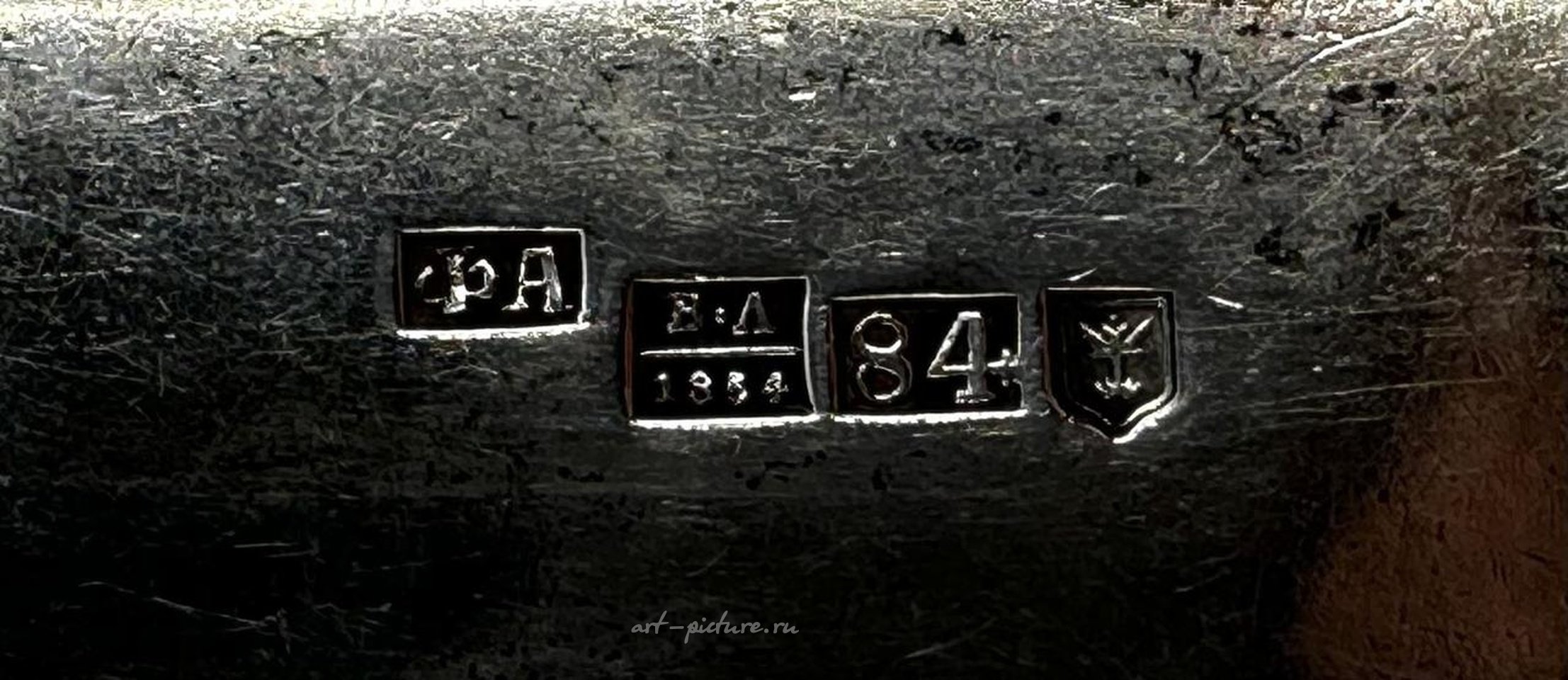 Русское серебро , Половник для соуса из русского серебра