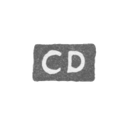 Клеймо мастера Дюхем Кретьен - Ленинград - инициалы "CD"