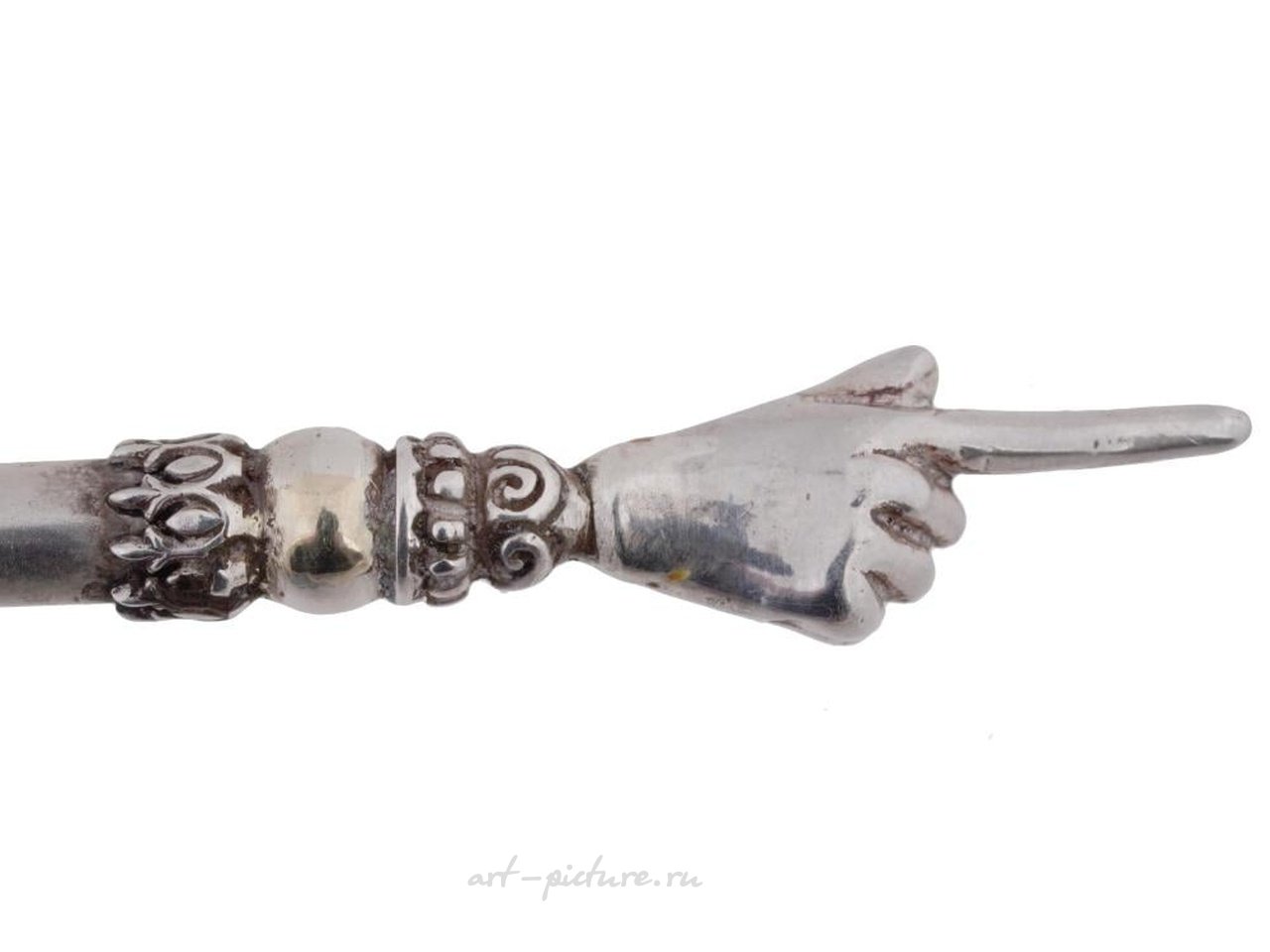 Русское серебро , Серебряный сапфировый йад тора в русском стиле