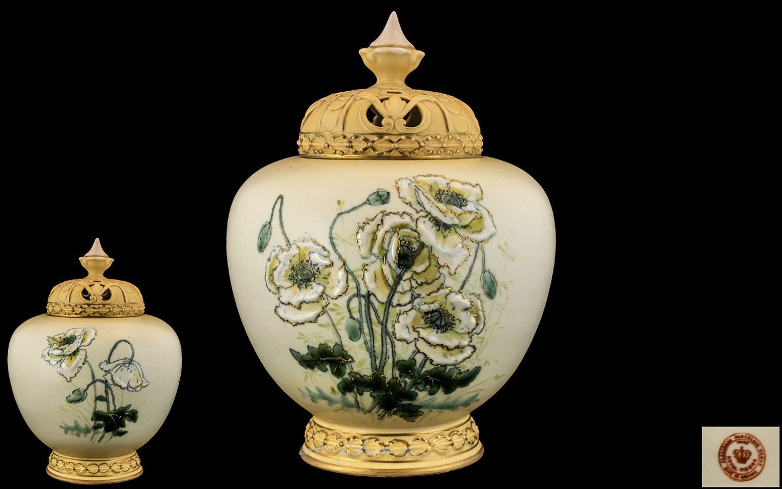 Royal Vienna , Фарфоровое потпурри Royal Vienna Alexandria Porcelain Works: великолепное произведение искусства
