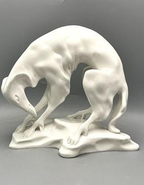 купить Статуэтка собаки Германия, KPM, Kurt Radtke