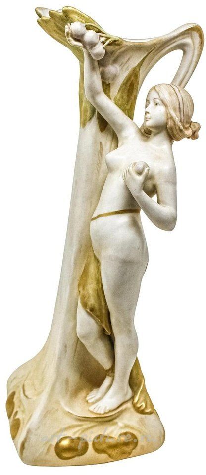 Royal Vienna , Фарфоровая ваза "Девушка с фруктами" от Royal Vienna