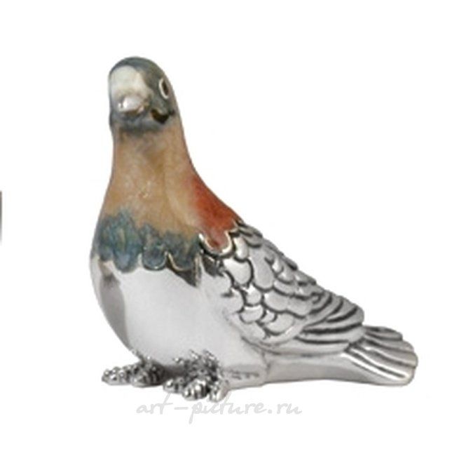 Статуэтки SATURNO серебро, эмаль